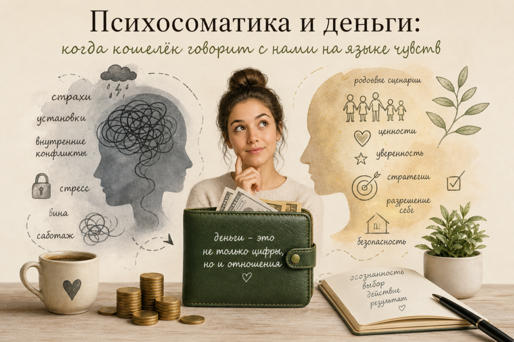 Психосоматика и деньги: почему кошелёк иногда “болеет” вместе с нами